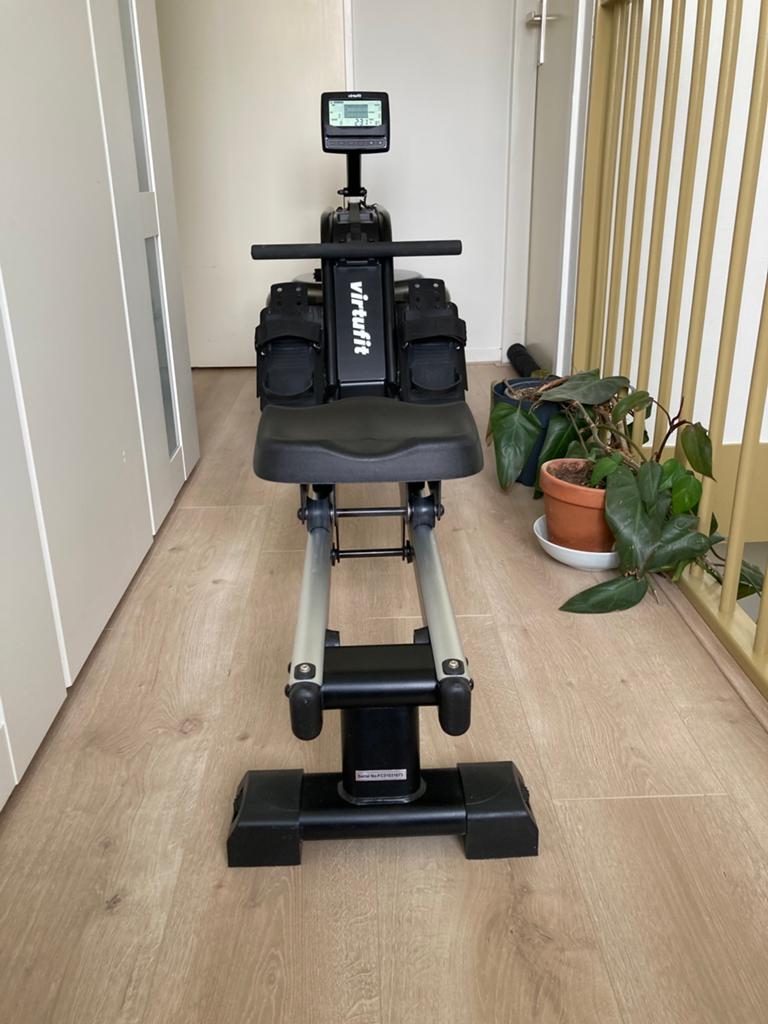 VIRTUFIT ROEITRAINER PRO ROW 1000 WATER RESISTANCE, Sport en Fitness, Fitnessapparatuur, Ophalen, Zo goed als nieuw