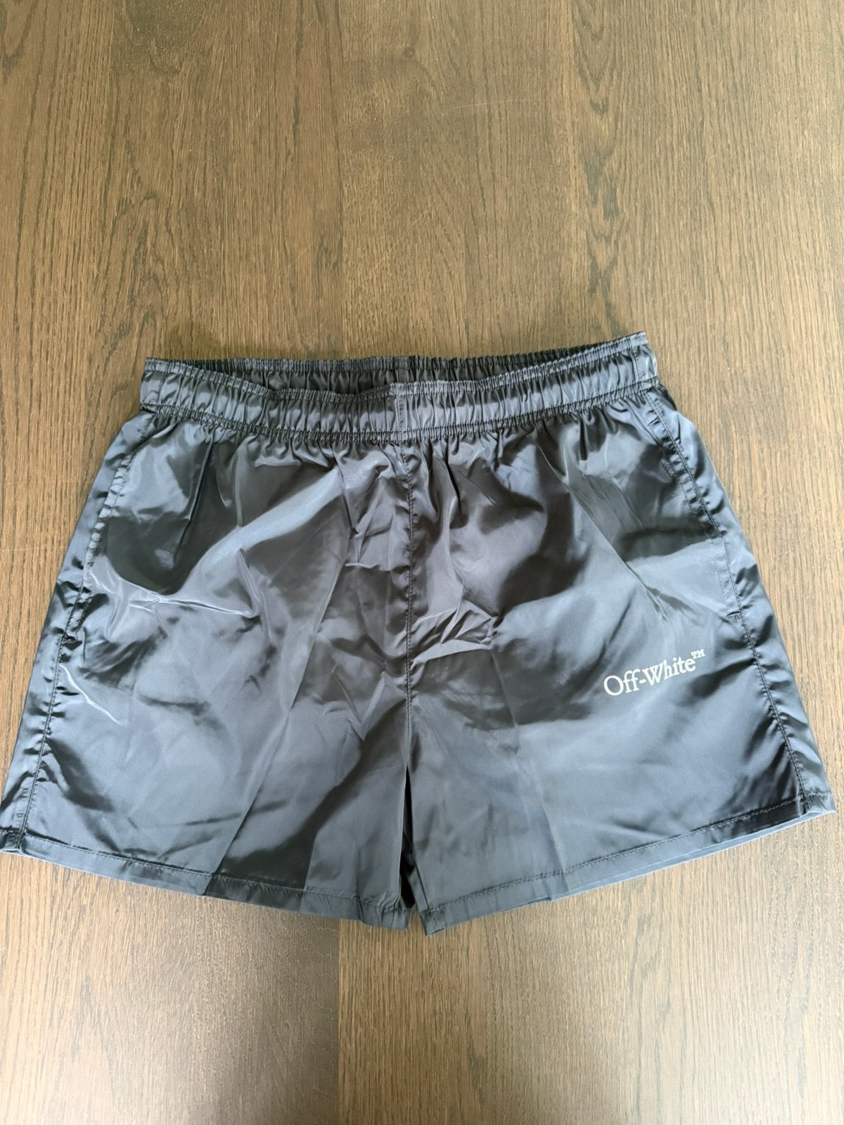 Off White zwembroek, Verzenden, Maat 48/50 (M), Blauw, Zwemshort