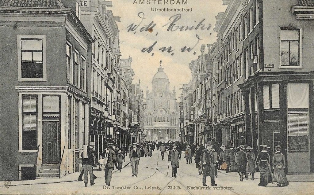 Amsterdam, Utrechtschestraat, Verzenden, Voor 1920, Gelopen, Noord-Holland