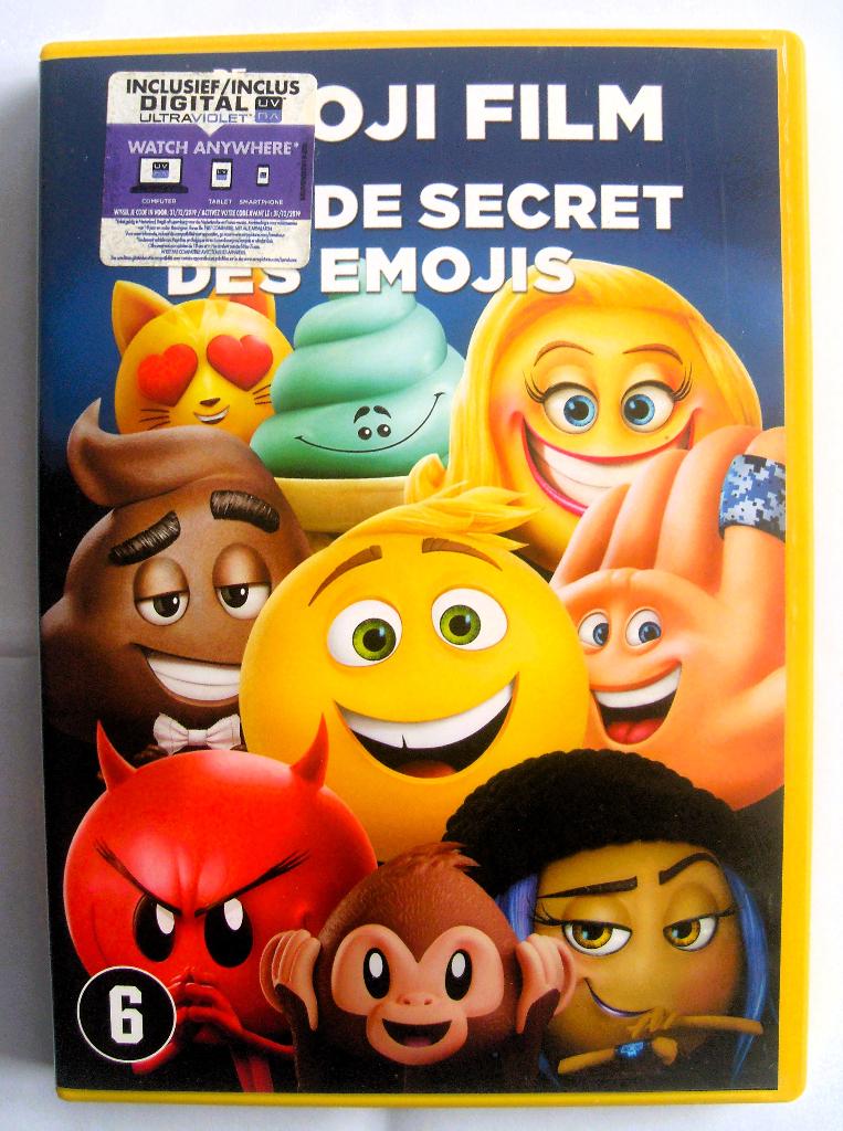 The Emoji Movie (originele dvd) De Emoji Film, Europees, Gebruikt, Tekenfilm, Ophalen of Verzenden