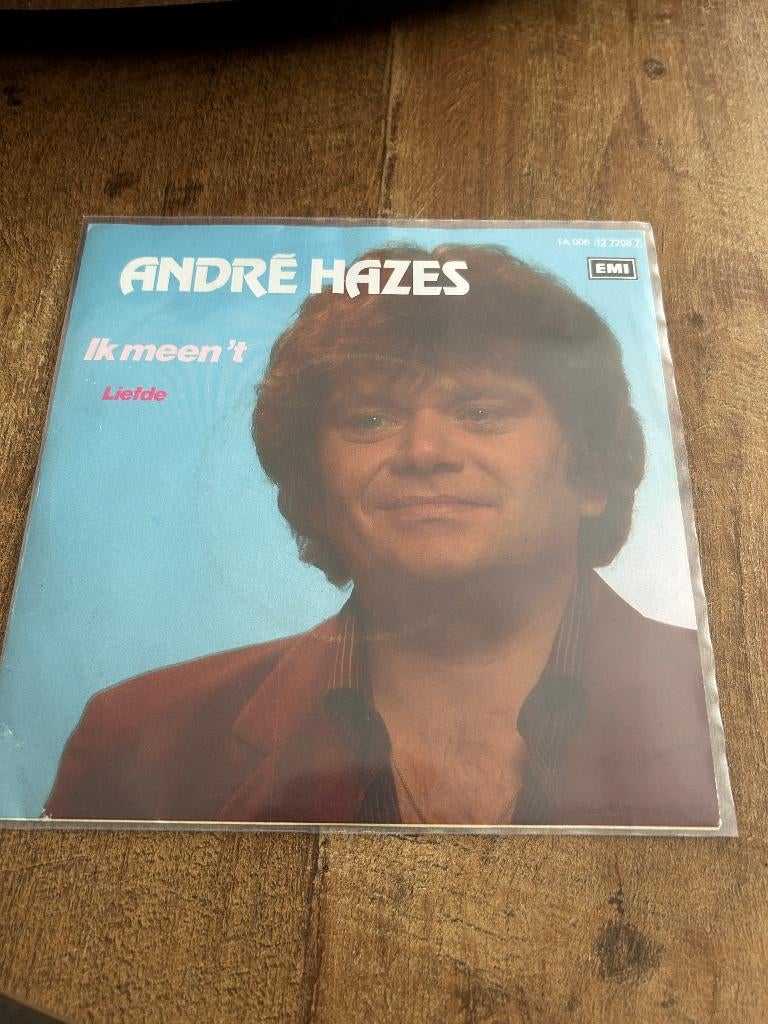 Andre Hazes-Ik Meen't, Cd's en Dvd's, Vinyl Singles, 7 inch, Single, Ophalen of Verzenden, Zo goed als nieuw