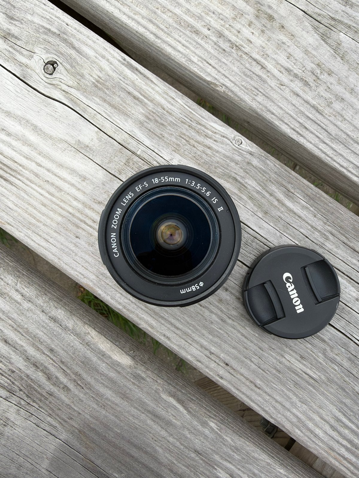Canon EF-S 18-55mm f/3.5-5.6 IS II lens beeldstabilisatie, Gebruikt, Canon, Autofocus, Ophalen of Verzenden