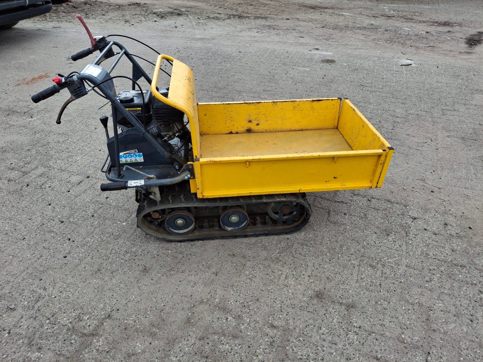 LUMAG RUPSDUMPER.met mechanische kiepbak .plus sneeuwschuif, Ophalen