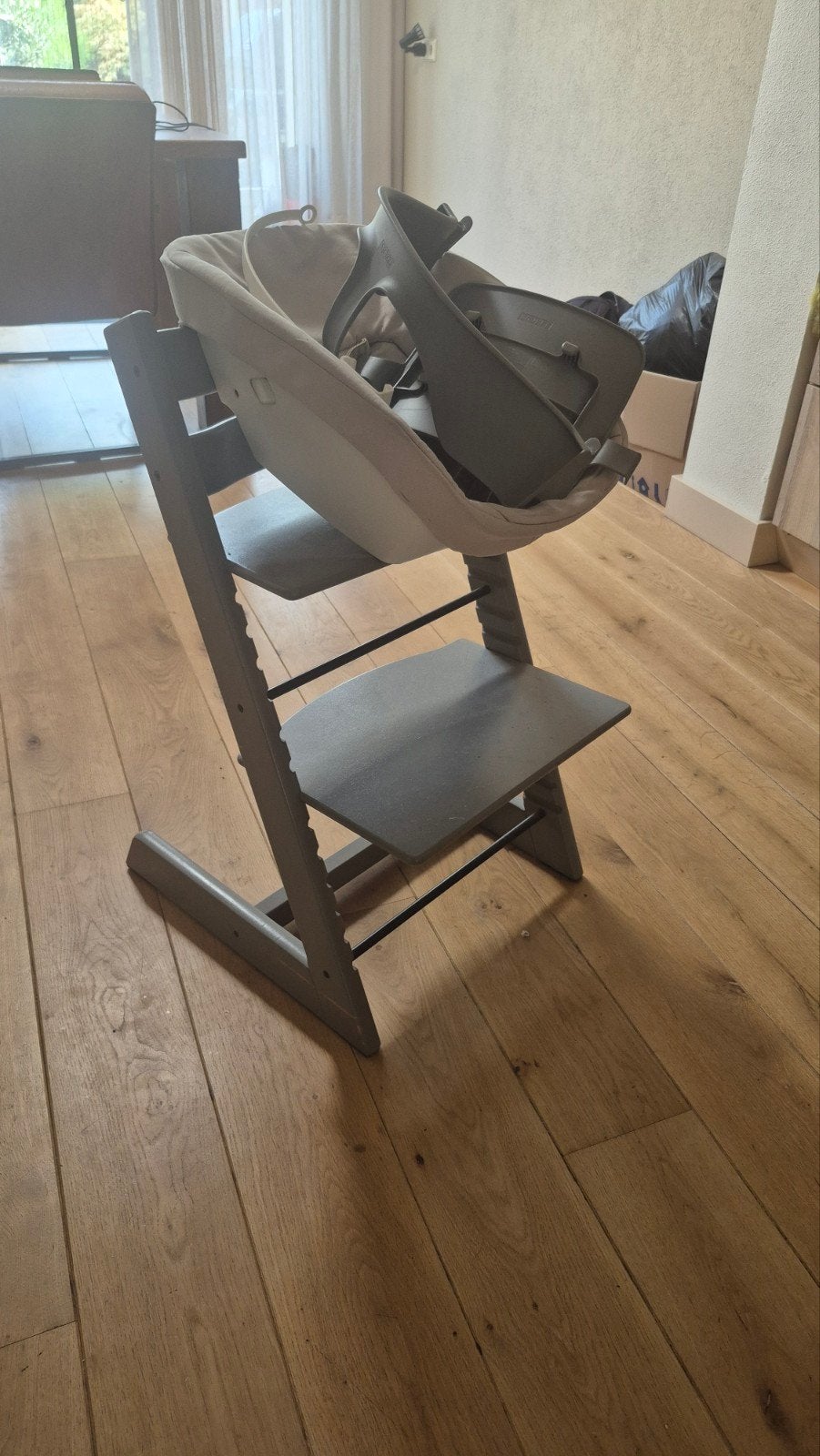 stokke trip trap kinderstoel, Kinderen en Baby's, Kinderstoelen, Ophalen of Verzenden, Gebruikt, Meegroeistoel