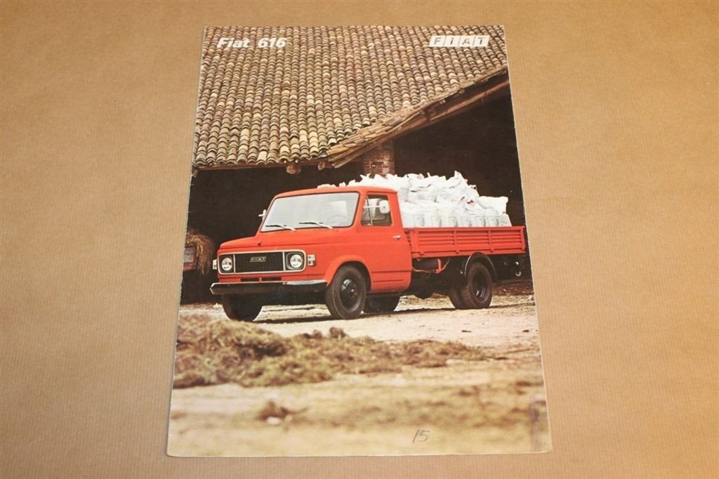 Zeldzame brochure - Fiat 616 [vrachtwagen] - Ca 1965, Ophalen of Verzenden, Zo goed als nieuw, Tractor en Landbouw