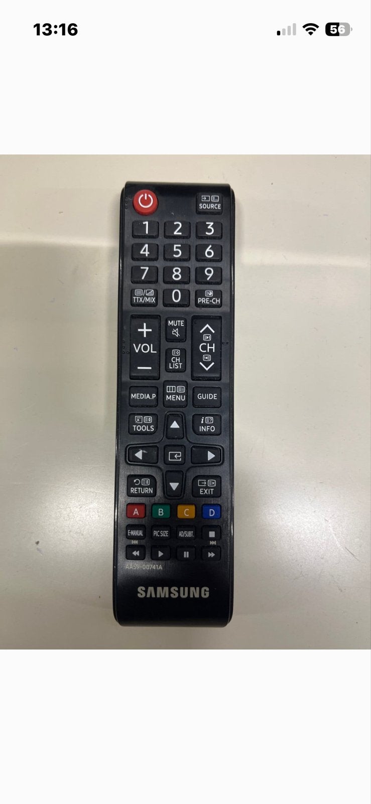Originele Samsung afstandsbediening voor TV, Ophalen of Verzenden, Gebruikt, Origineel, Tv