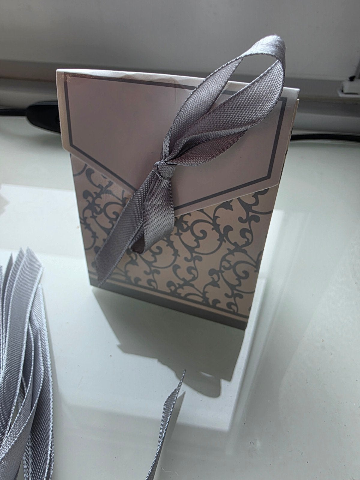 kado verpakking doosje met lintje, Ophalen of Verzenden