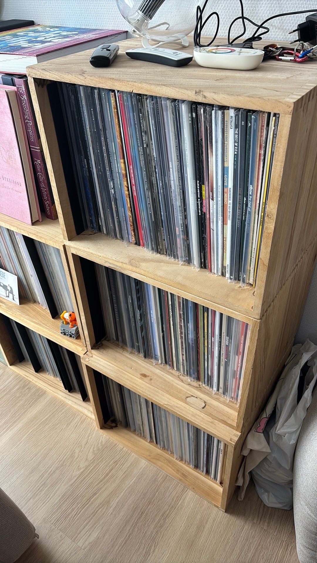 Xenos houten kubussen, Ophalen, Gebruikt, Hout, Cd's