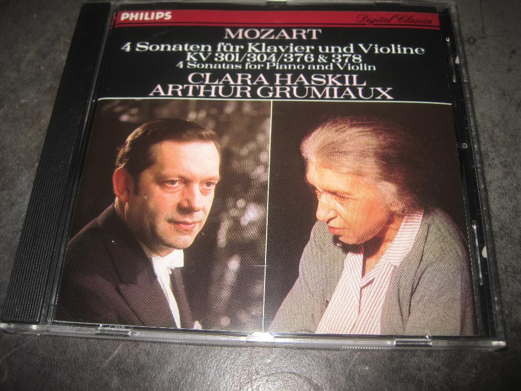 Mozart Sonatas piano violin Haskil Grumiaux op Philips, Ophalen of Verzenden, Classicisme, Zo goed als nieuw, Kamermuziek