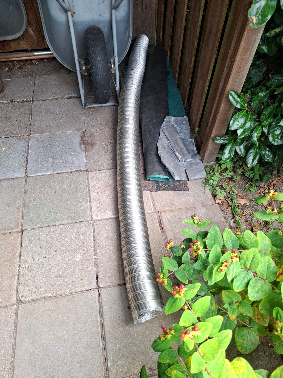 RVS Rookgasafvoer Flexibele Buis 110 mm, Ophalen