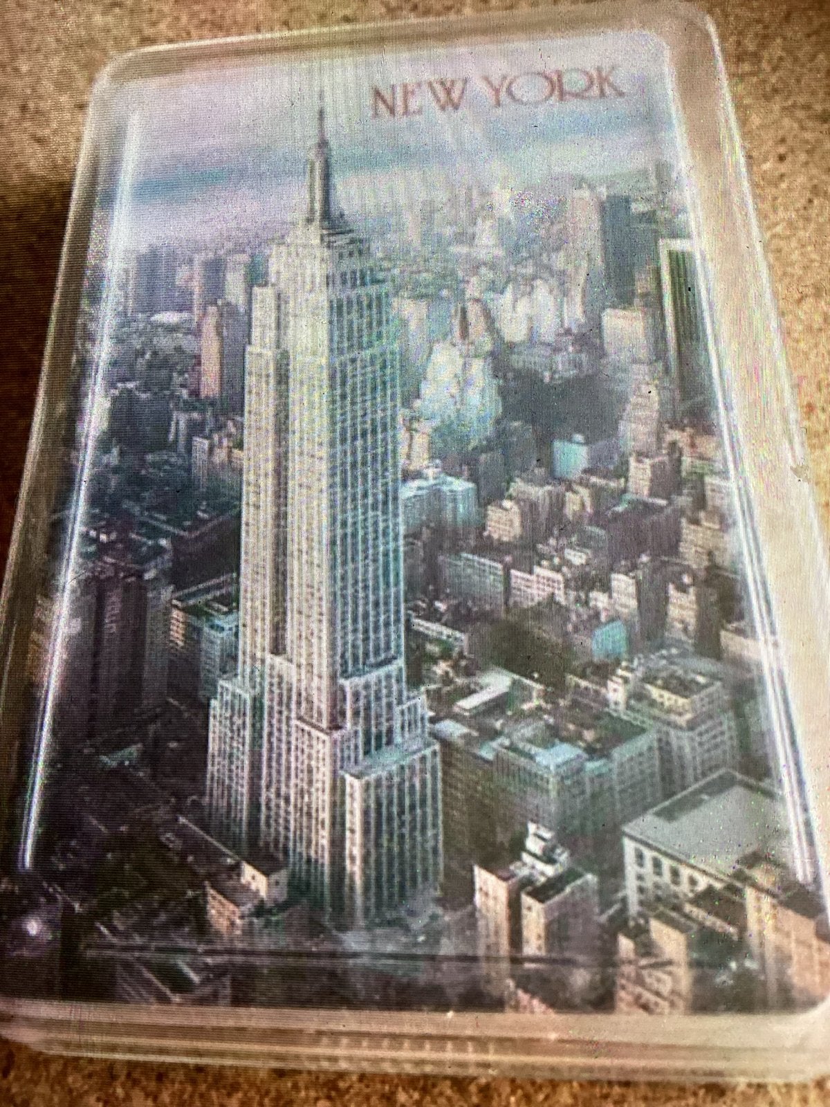 Speelkaarten New York Empire State Building Souvenir, Ophalen of Verzenden, Nieuw, Speelkaart(en)