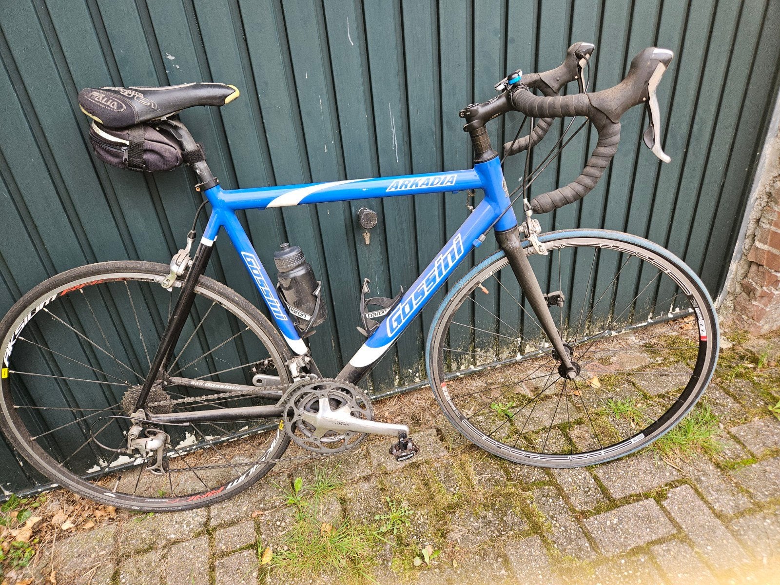 Gossini Arkadia racefiets - Blauw/Zwart, 28 inch, Gebruikt, Aluminium, Meer dan 20 versnellingen