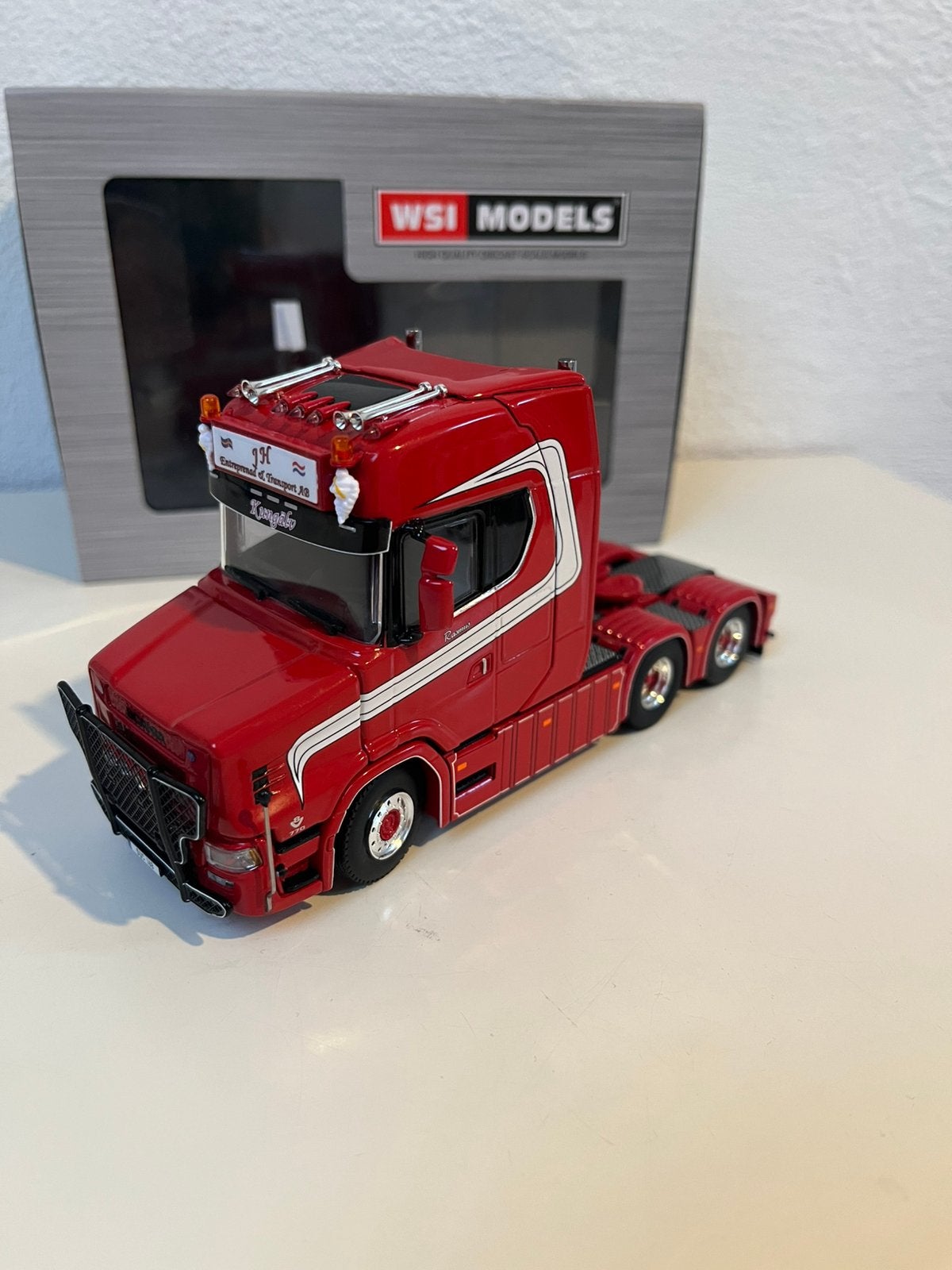 WSI : Scania Torpedo , JH transport ., Ophalen of Verzenden, Zo goed als nieuw, Bus of Vrachtwagen, Wsi