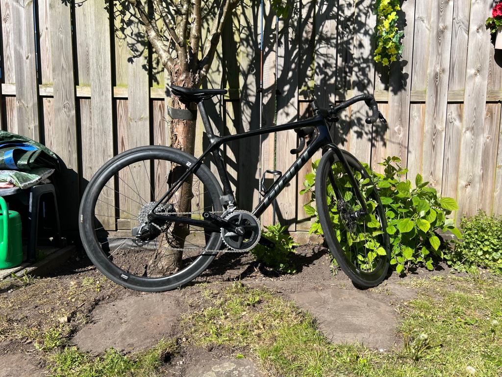 Giant TCR Advanced 54  Sram Rival AXS 12, Powermeter, carbon, Fietsen en Brommers, Fietsen | Racefietsen, Ophalen, 28 inch, Carbon