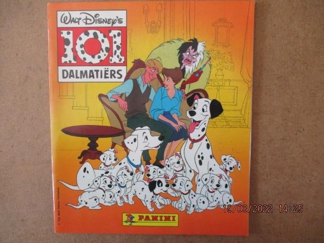 adv6104 101 dalmatiers plaatjesalbum 1, Boeken, Stripboeken, Eén stripboek, Ophalen, Gelezen