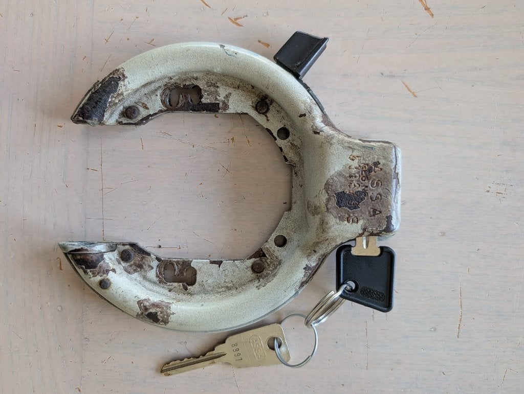 Vintage Assa ringslot, Ophalen of Verzenden, Gebruikt, Ringslot
