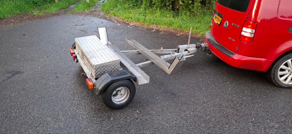 Brommer aanhanger motor aanhanger, Auto diversen, Aanhangers en Bagagewagens, Ophalen