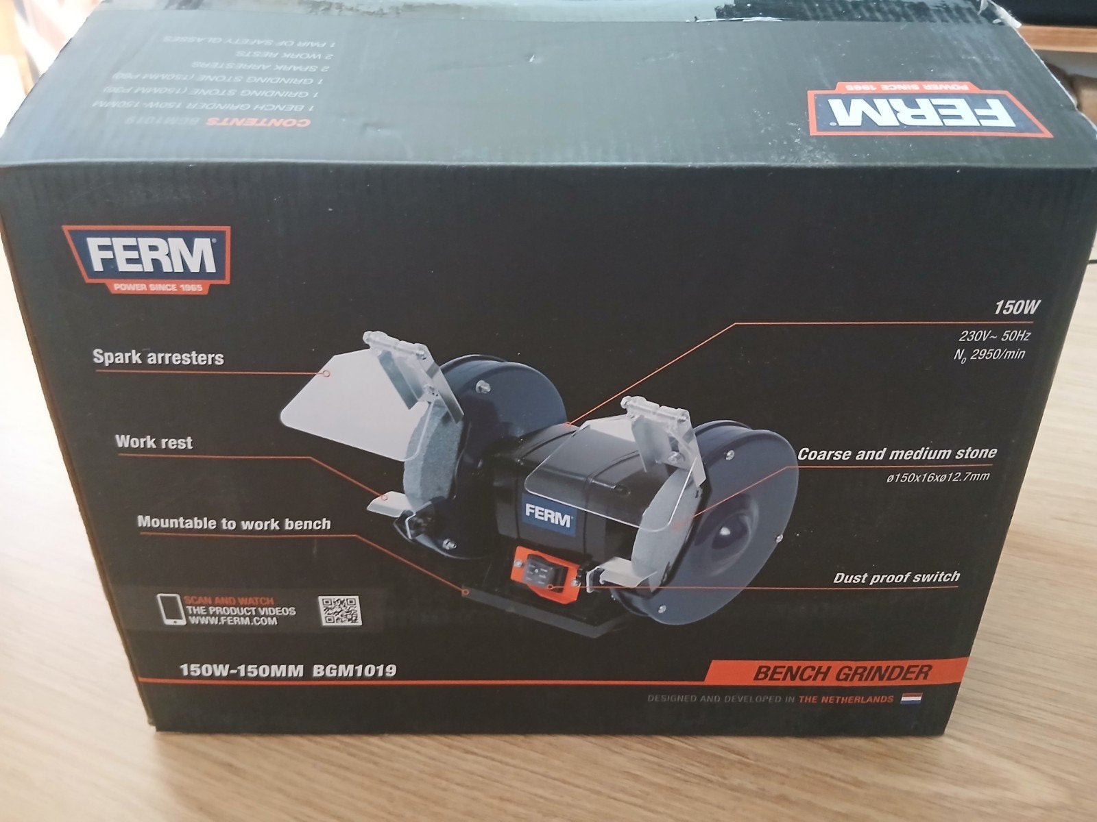 Slijpmachine, Ophalen of Verzenden, Nieuw, Minder dan 700 watt, Werkbankslijpmachine