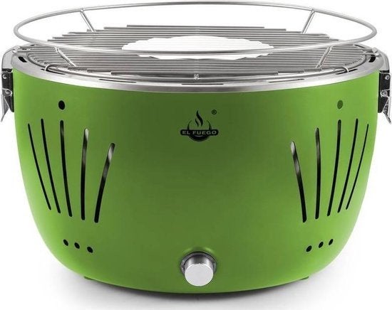 Florabest Hybride BBQ met ventilator en draagtas, Tuin en Terras, Ophalen of Verzenden, Zo goed als nieuw, Florabest, Met accessoires