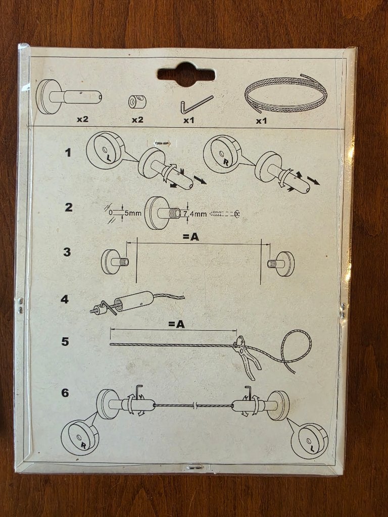 IKEA FREKVENS 1 ophangsysteem 5m 635.035.85 nieuw, Metaal, Nieuw, Ophalen of Verzenden, In te korten