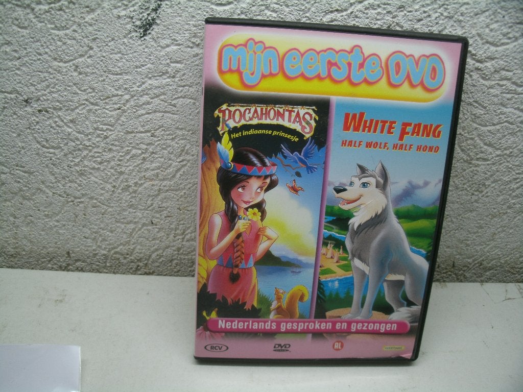 dvd 223k pocahontas en white fang, Cd's en Dvd's, Alle leeftijden, Ophalen of Verzenden, Zo goed als nieuw