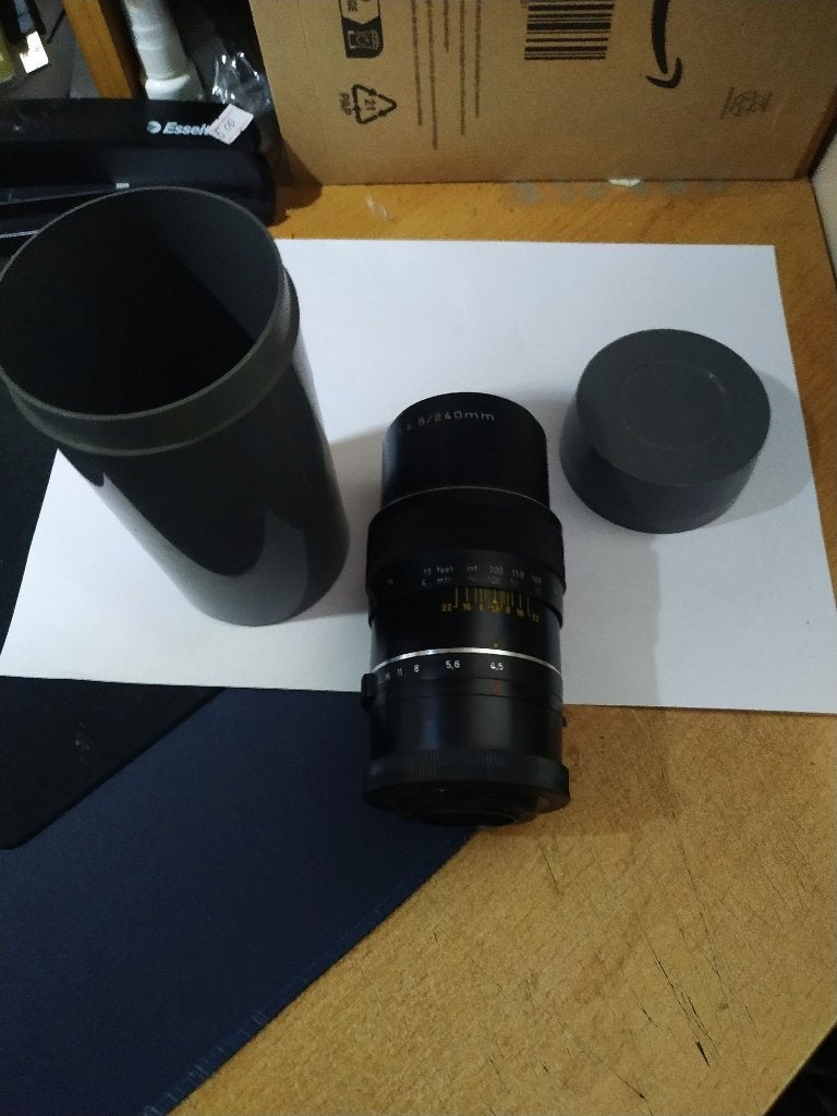 Enna Munchen Tele-Ennalyt 240mm F4 en Sigma, Ophalen of Verzenden, Zo goed als nieuw, Telelens, Zoom
