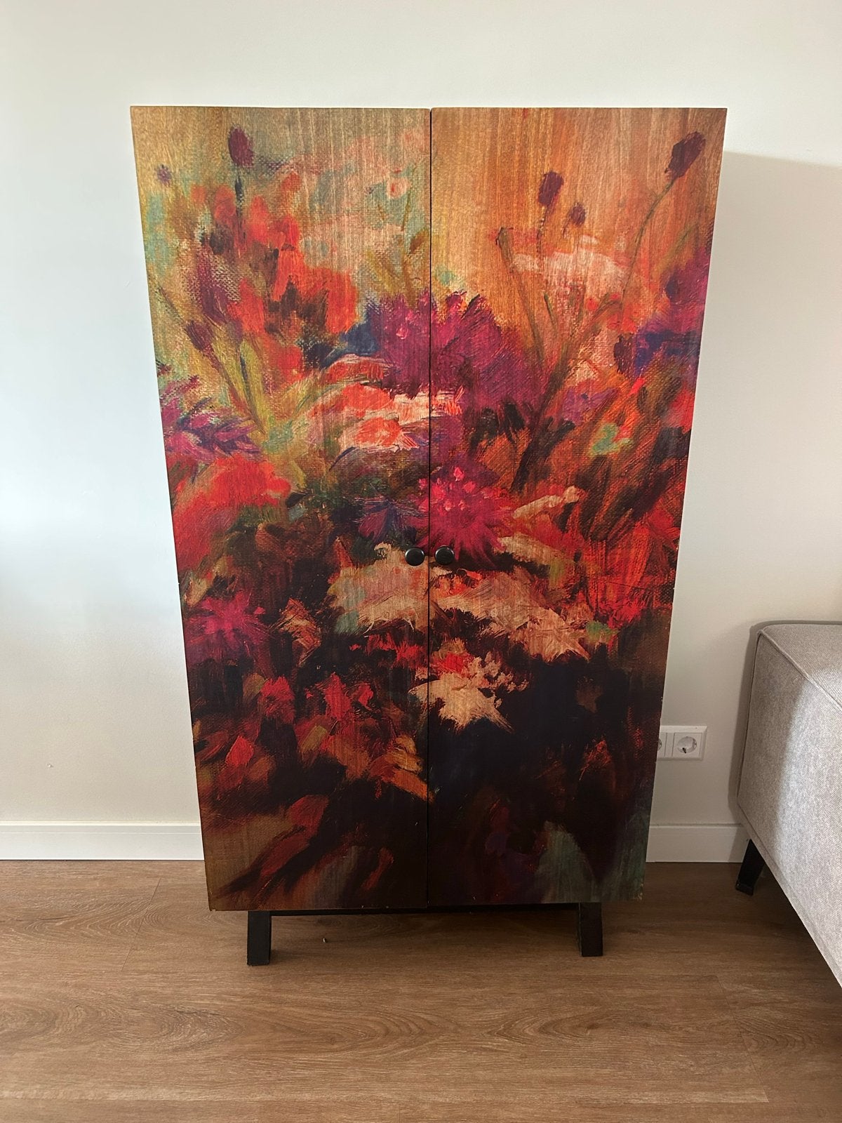 Kare Design kast Fleur - 74x140x30cm, Ophalen, Gebruikt, 100 tot 150 cm, 50 tot 100 cm