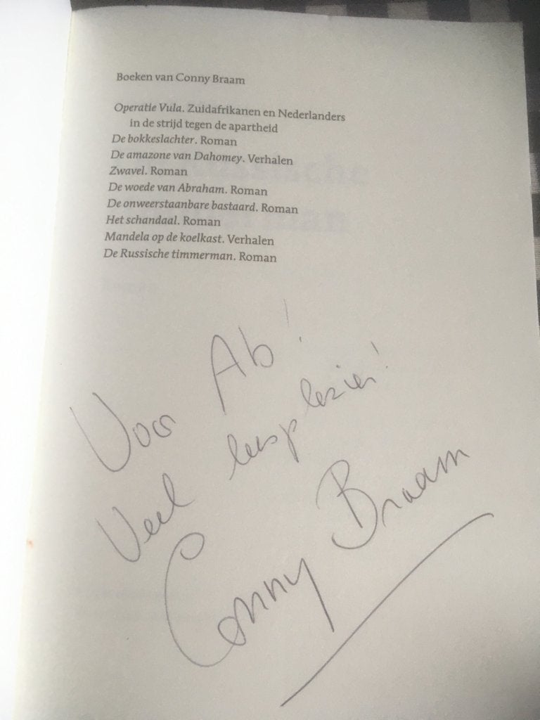 De Russische timmerman - Conny Braam (gesigneerd), Ophalen of Verzenden, Zo goed als nieuw, Nederland, Conny Braam