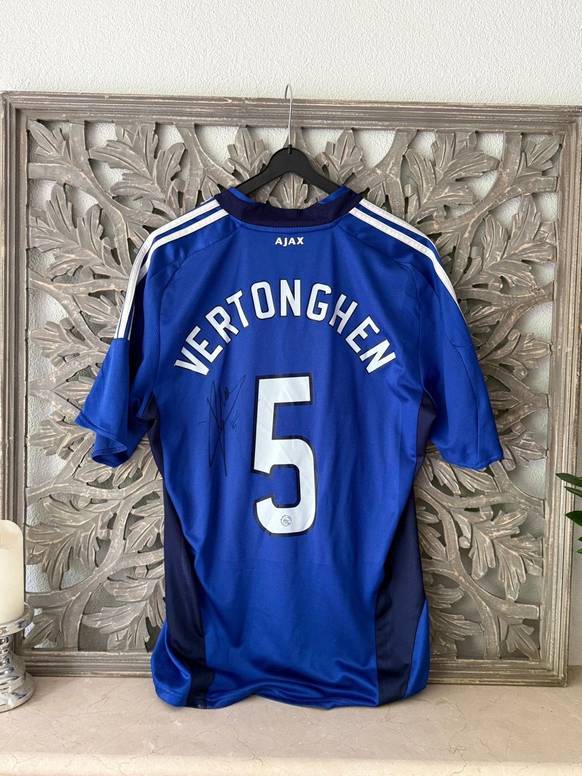 Gesigneerd Verthonghen shirt ajax, Maat L, Verzenden, Nieuw, Shirt