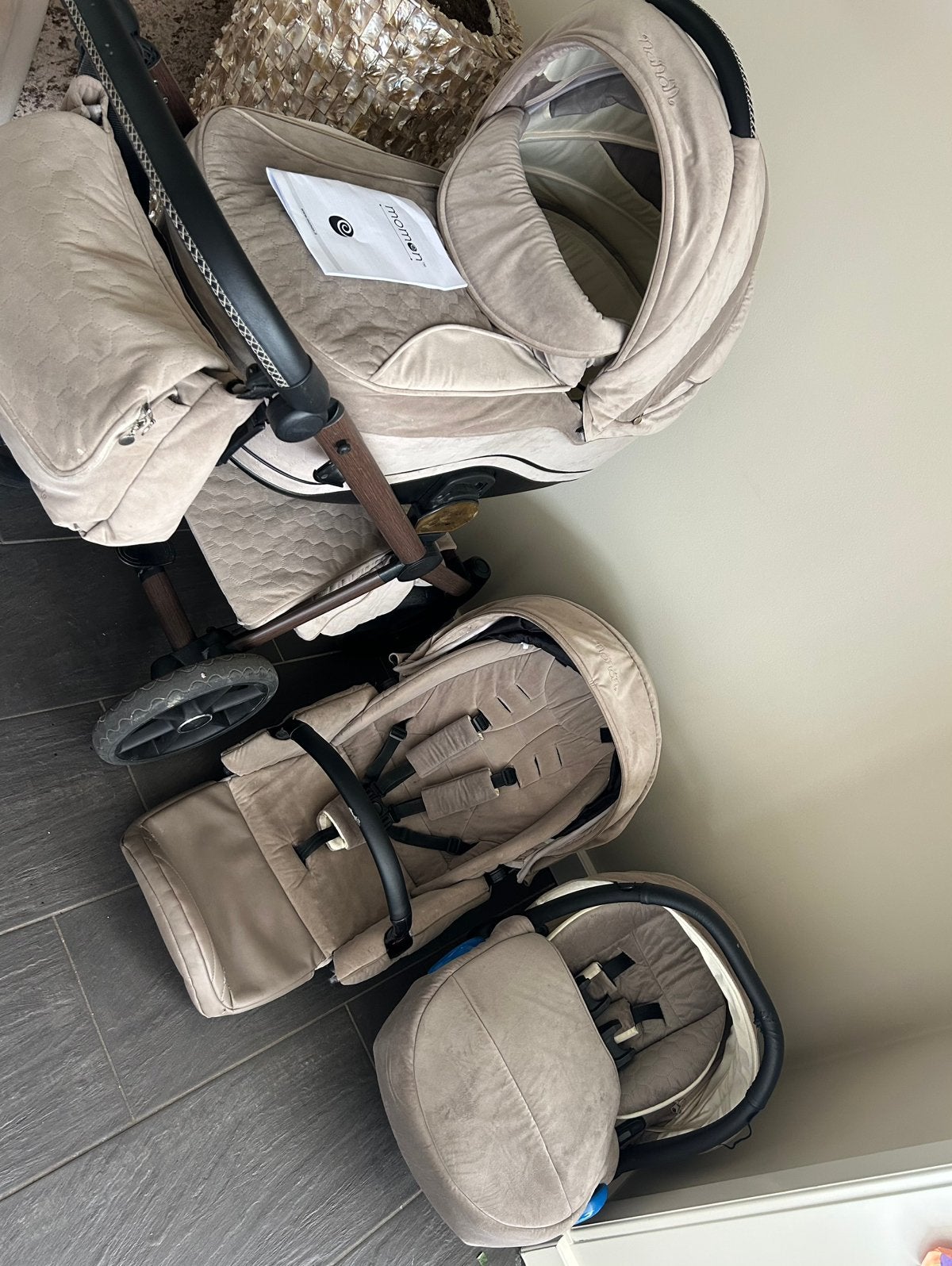 Nanan kinderwagen, reiswieg, autostoel, buggy, Kinderen en Baby's, Kinderwagens en Combinaties, Ophalen, Gebruikt, Overige merken