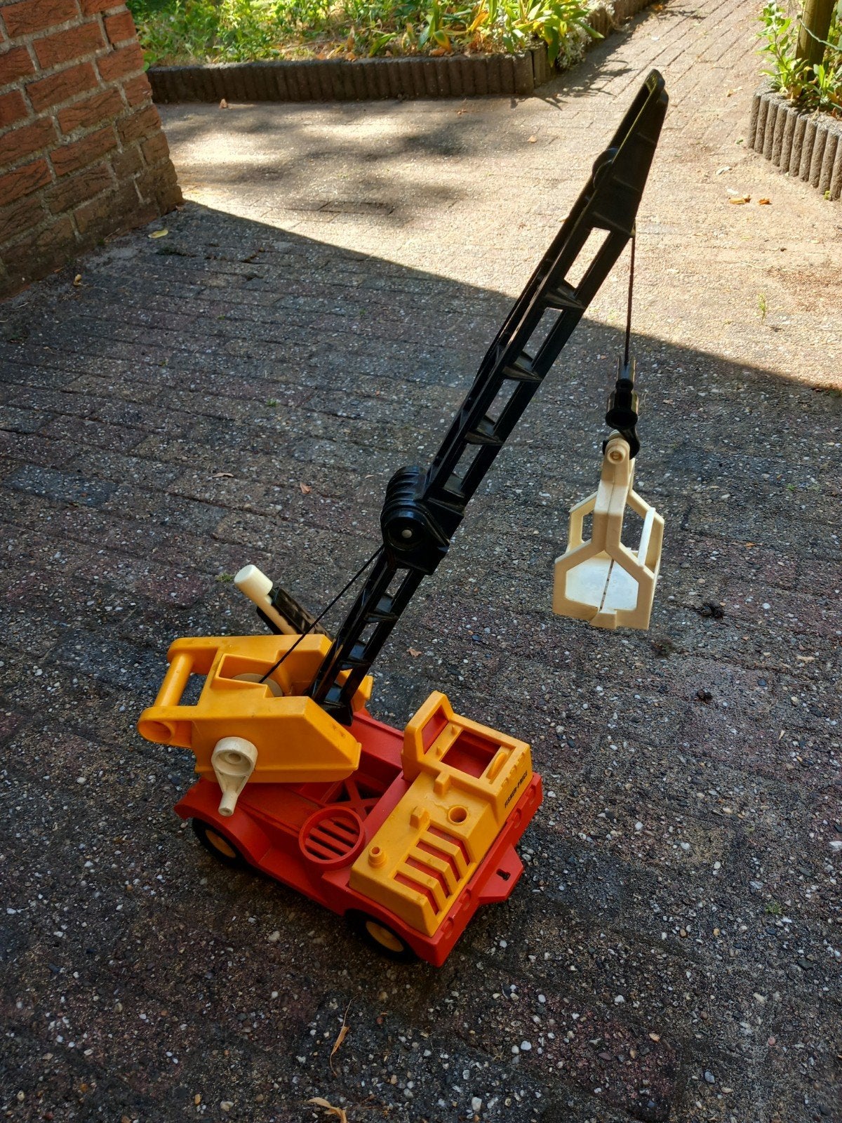 Fisher-Price Kraanwagen - Vintage Speelgoed, Ophalen of Verzenden, Gebruikt, Speelset