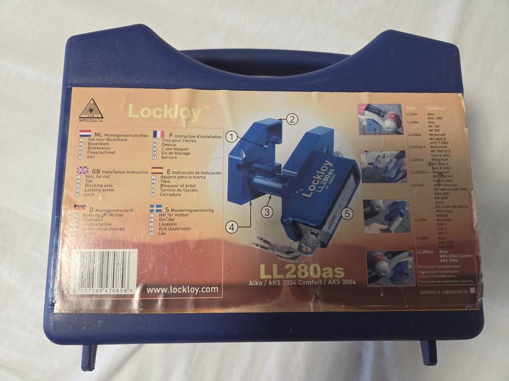 Lockloy disselslot LL280as, Ophalen of Verzenden