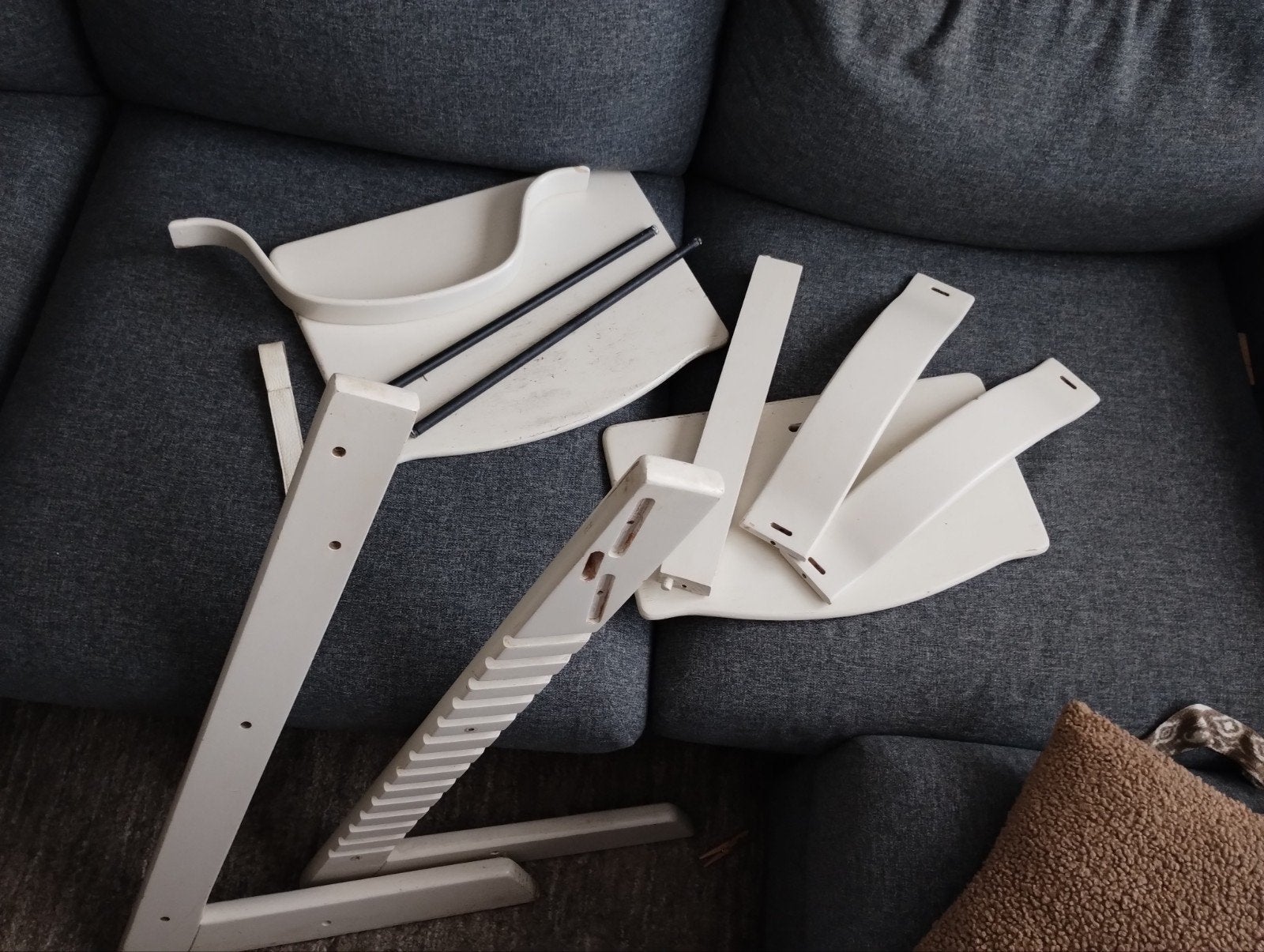 Stokke Tripp Trapp stoel zonder schroeven, Ophalen of Verzenden, Gebruikt, Meegroeistoel