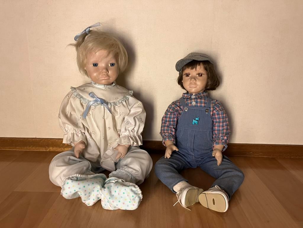 Handgemaakte poppen (2 vr 15,=), Verzamelen, Ophalen, Zo goed als nieuw, Pop, Levensecht of Reborn