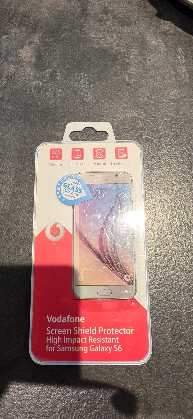 Vodafone Screen Shield Protector Samsung Galaxy S6, Ophalen of Verzenden, Nieuw, Bescherming, Samsung