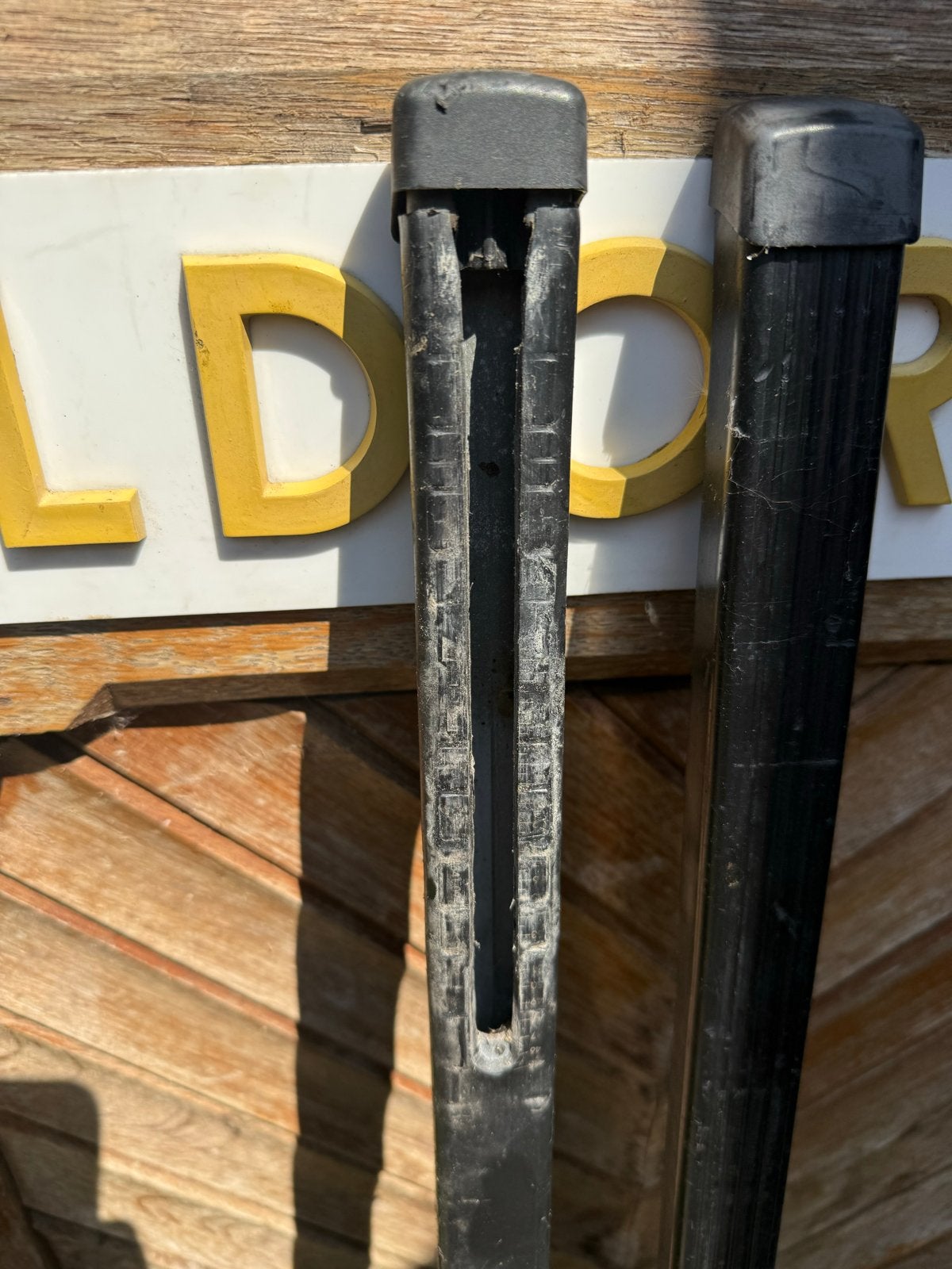 Thule Square Bar 152cm (2 stuks) - Gebruikt, Auto diversen, Ophalen, Gebruikt