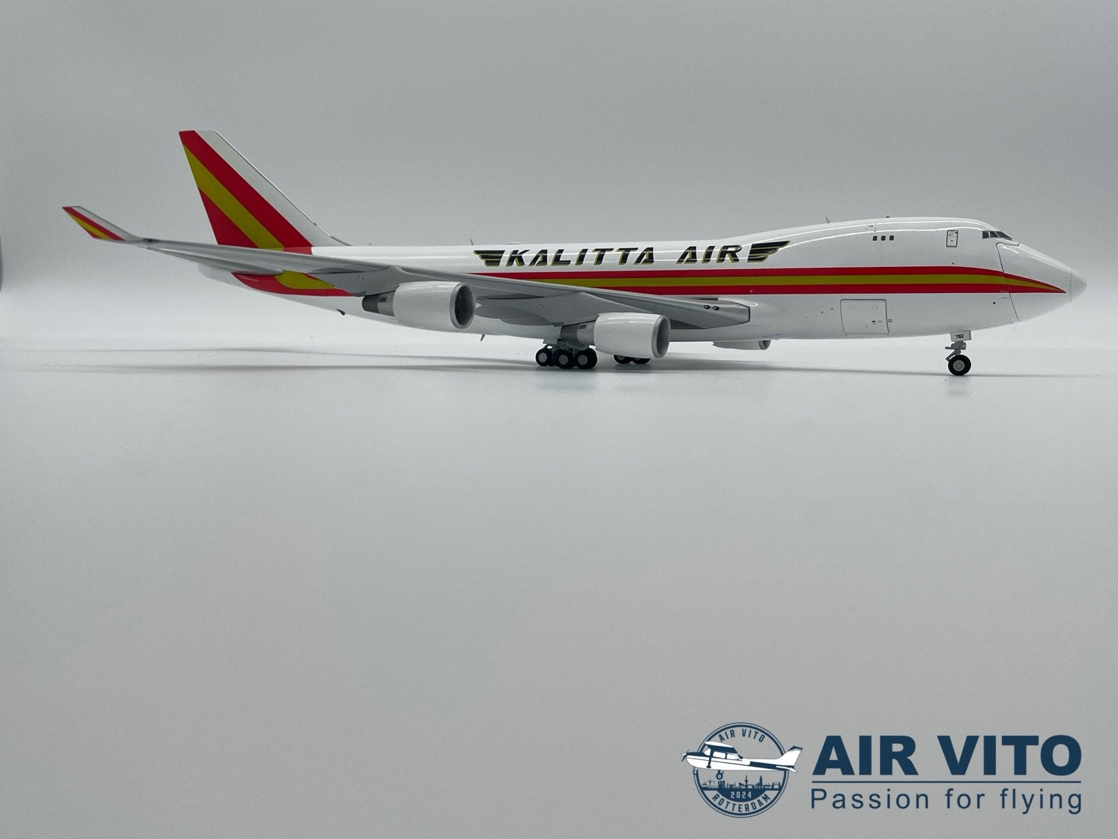 Kalitta Air Boeing 747-400F Gemini200 Schaalmodel 1:200 Diec, 2992jb, Schaalmodel, Ophalen of Verzenden, Operations@airvito.com