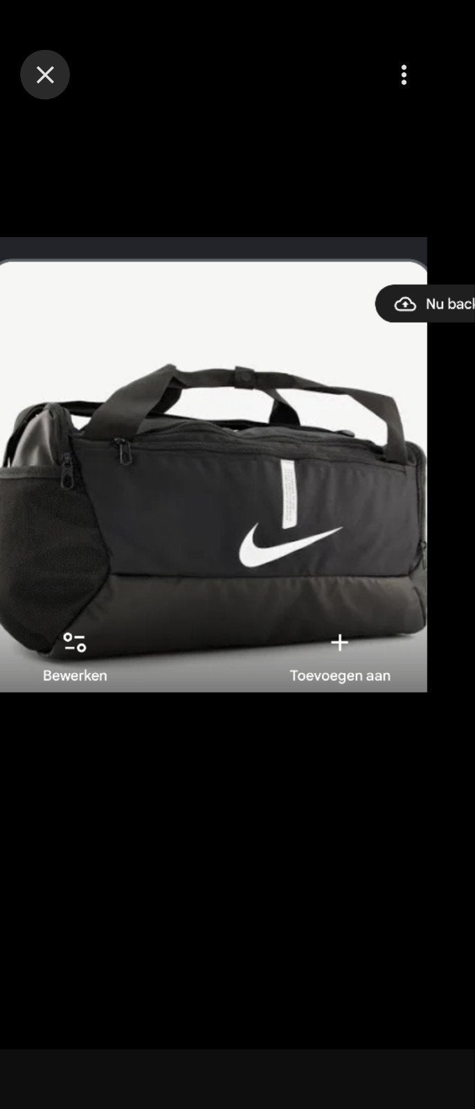 Nike tas voor sporten, Ophalen of Verzenden, Nieuw, Algemeen