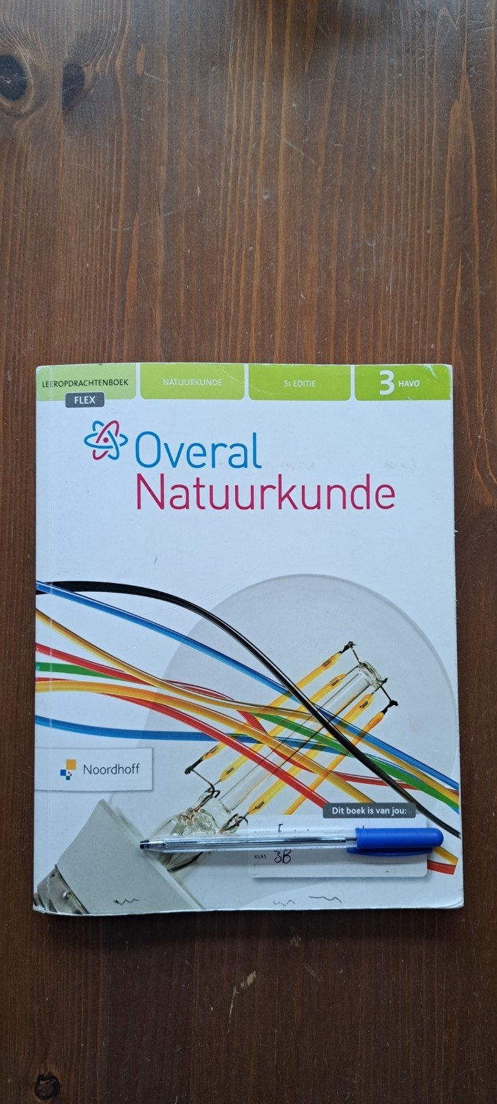 Overal Natuurkunde FLEX leeropdrachtenboek 3 HAVO 5e editie, Boeken, Natuurkunde, Noordhoff, HAVO, Ophalen of Verzenden