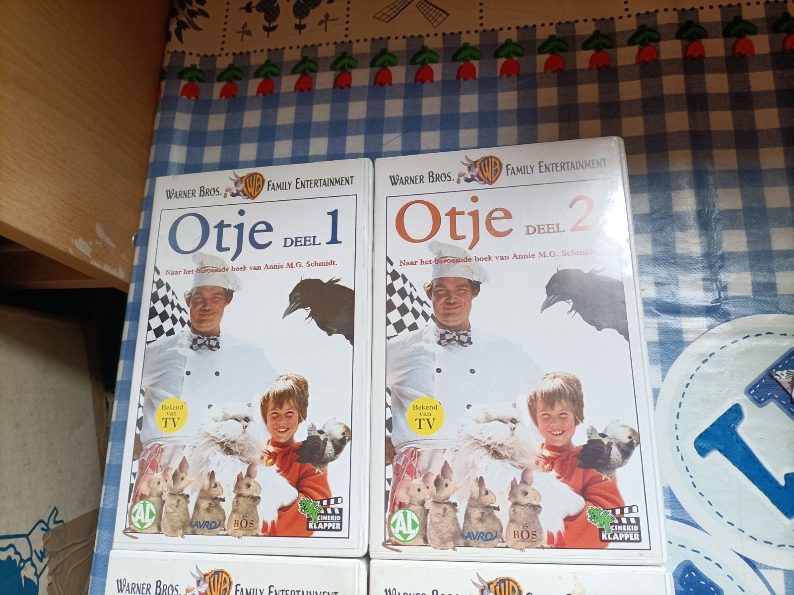 Otje deel 1 t/m 4 vhs videobanden, Cd's en Dvd's, Alle leeftijden, Ophalen of Verzenden, Zo goed als nieuw