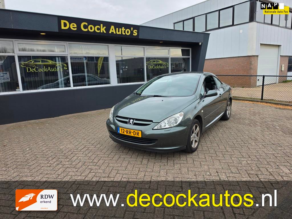 Peugeot 307 CC 2.0-16V, Auto's, Peugeot, Voorwielaandrijving, Parkeersensor, Gebruikt, 4 cilinders