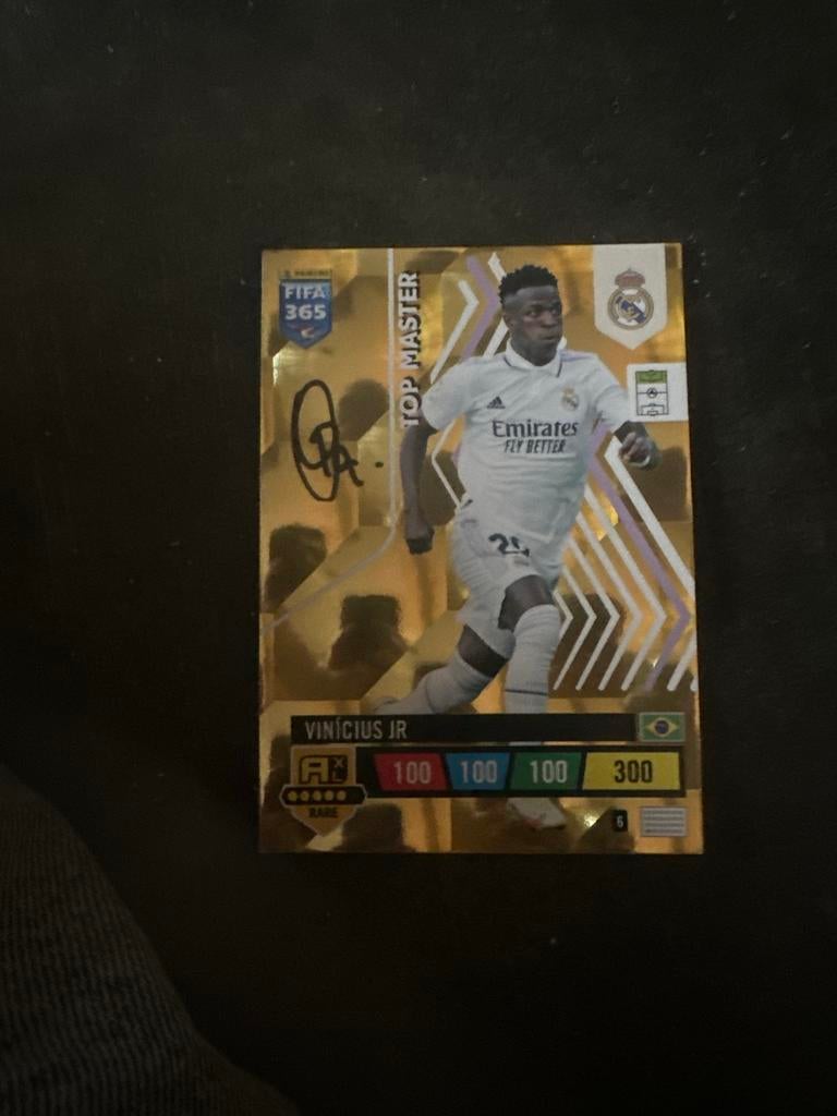 FIFA 365 Adrenalyn XL 2023 Vinicius Jr. Top Master, Ophalen of Verzenden, Zo goed als nieuw, Losse kaart