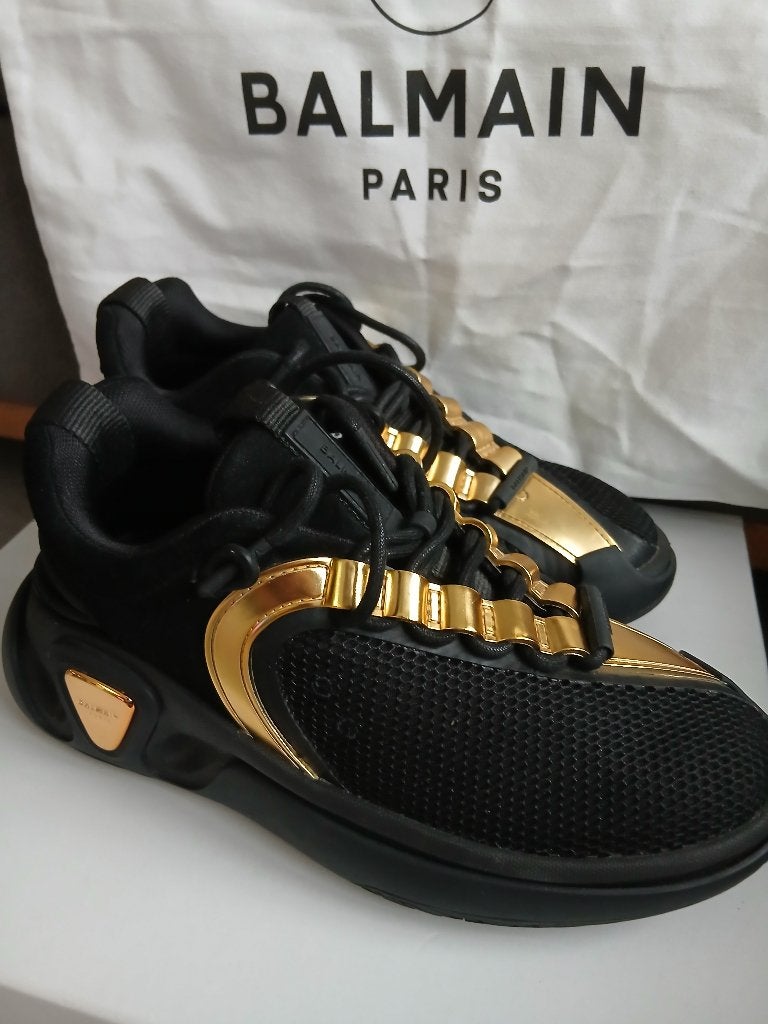 Dames sneakers, Ophalen, Zwart, Balmain, Sneakers of Gympen