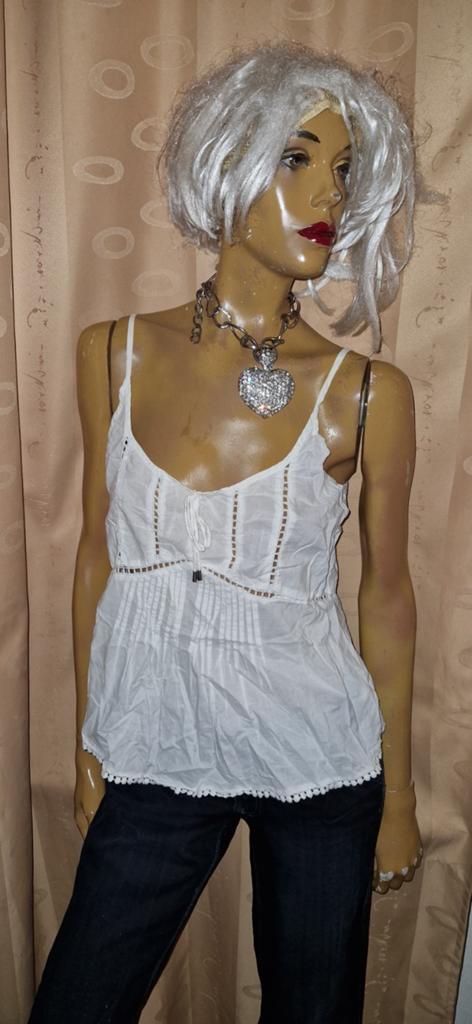 Witte top Broadway NYC Fashion, maat M, Kleding | Dames, Maat 38/40 (M), Wit, Broadway NYC Fashion, Ophalen of Verzenden