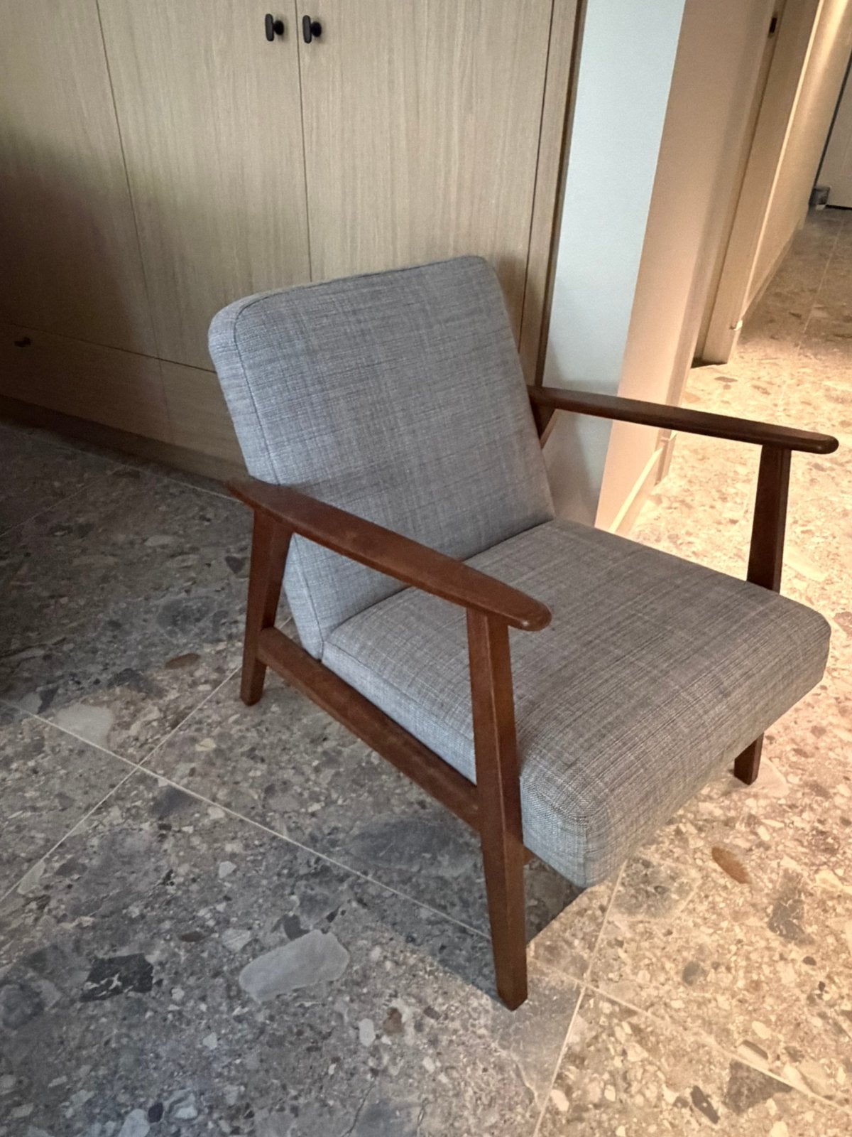 IKEA EKENÄSET fauteuil - Limited Edition, Huis en Inrichting, Ophalen, Gebruikt, Vintage, Hout