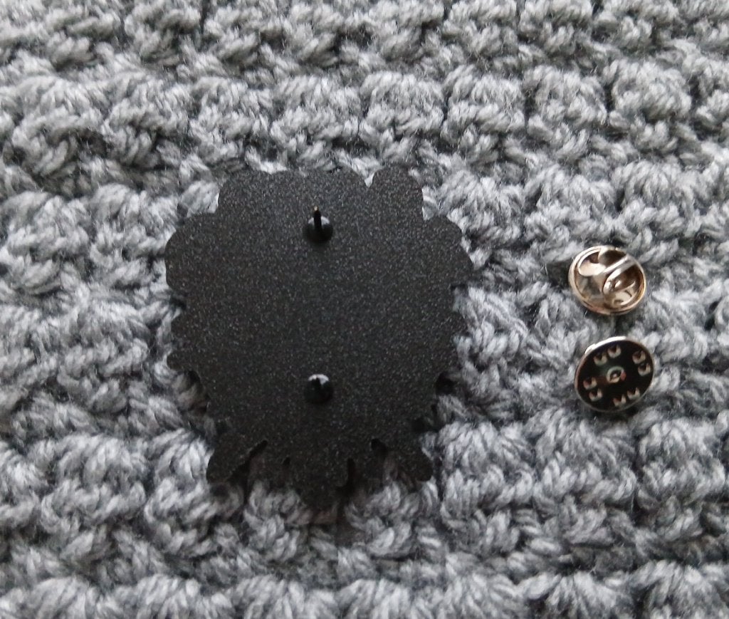 Amon Amarth zeer mooie 3d goat pin speld badge metal, Ophalen of Verzenden, Nieuw, Overige typen
