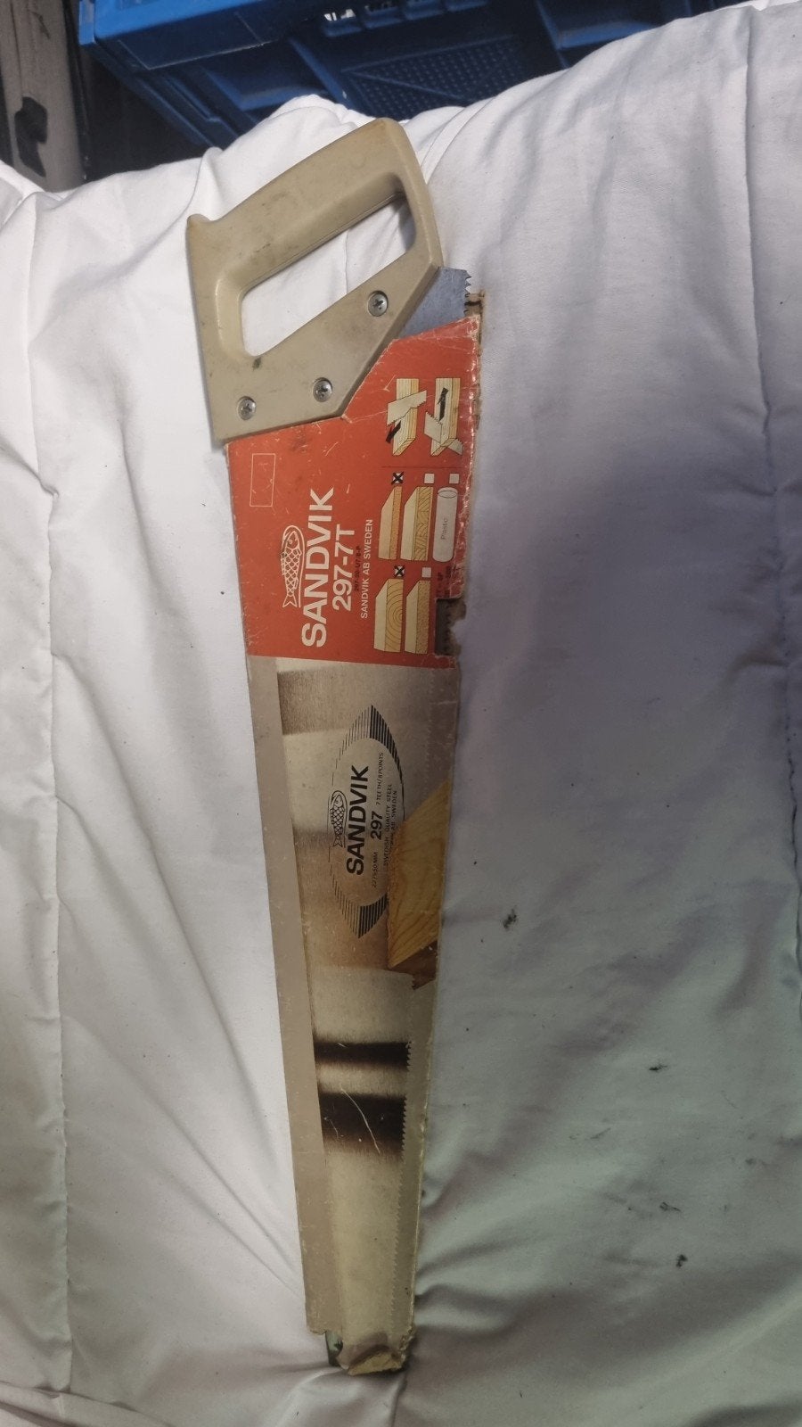 Goede Sandvik handzaag - 297 7T, Ophalen of Verzenden, Gebruikt, Zaag, Overige merken