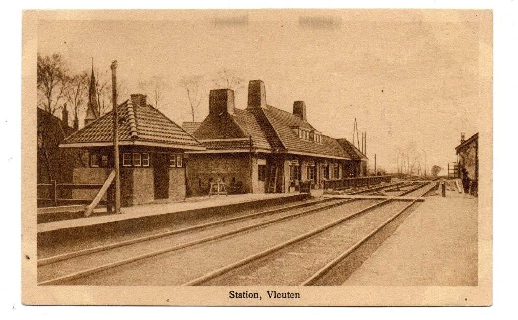 Vleuten : Station, Verzenden, Voor 1920, Ongelopen, Utrecht