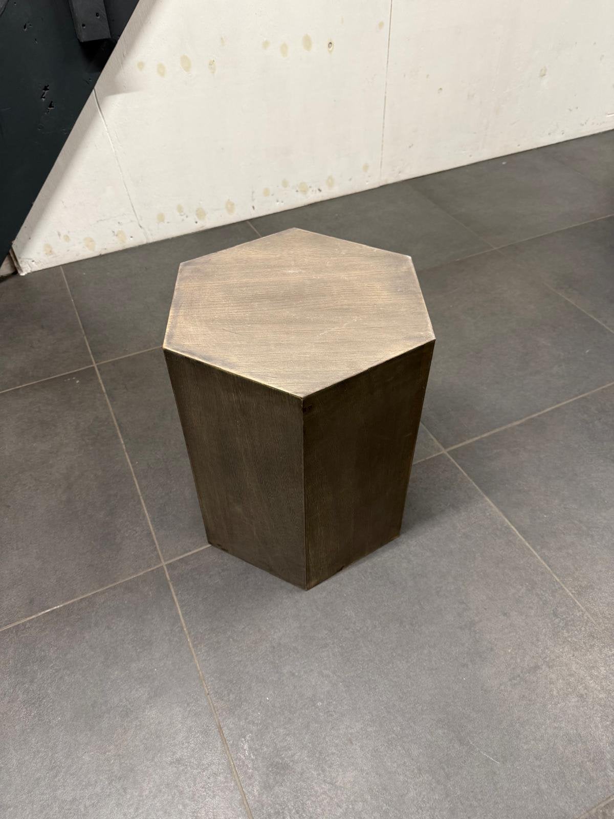 Zeshoekig bijzettafeltje, Minder dan 45 cm, Minder dan 55 cm, Rond, Ophalen of Verzenden