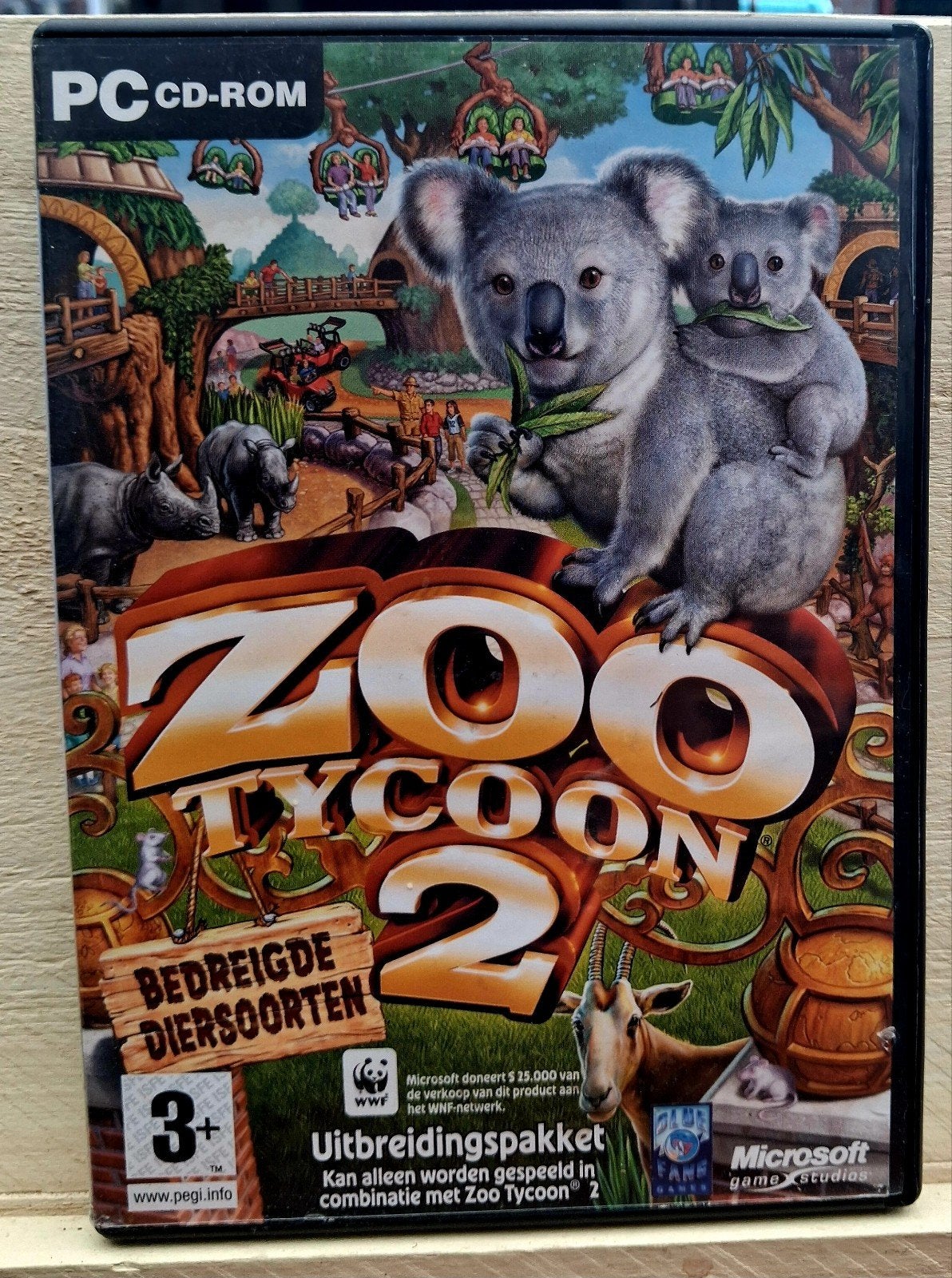 Zoo Tycoon 2: Bedreigde Diersoorten (PC CD-ROM), Spelcomputers en Games, 1 speler, Ophalen of Verzenden, Zo goed als nieuw, Vanaf 3 jaar